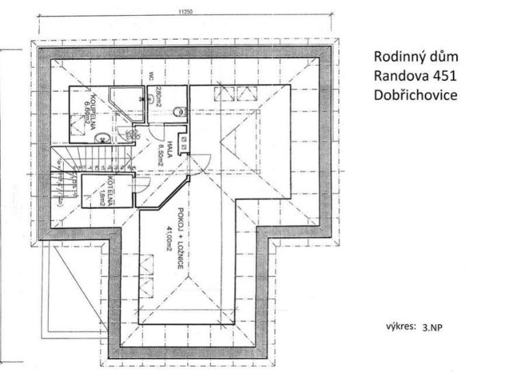 Prodej rodinného domu Dobřichovice, Randova č. 21