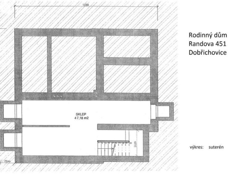 Prodej rodinného domu Dobřichovice, Randova č. 22