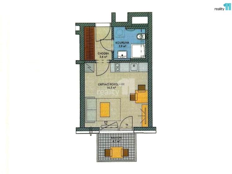 Prodej bytu 1+KK Kralupy nad Vltavou, Nádražní č. 5