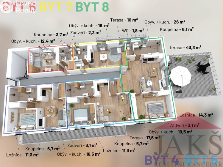 Продажа квартиры 2+KK Dlouhá Ves č. 4