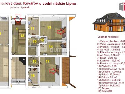 Prodej ubytovacího zařízení Frymburk č. 2