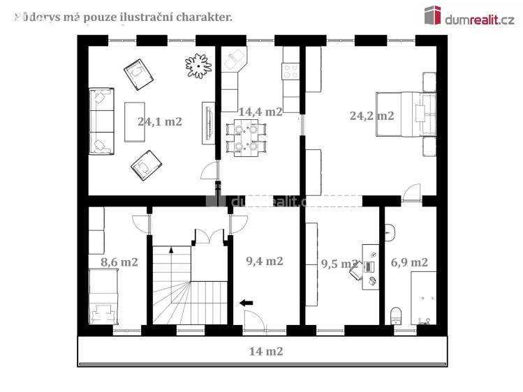 Prodej restaurace Velešín, náměstí J. V. Kamarýta č. 6