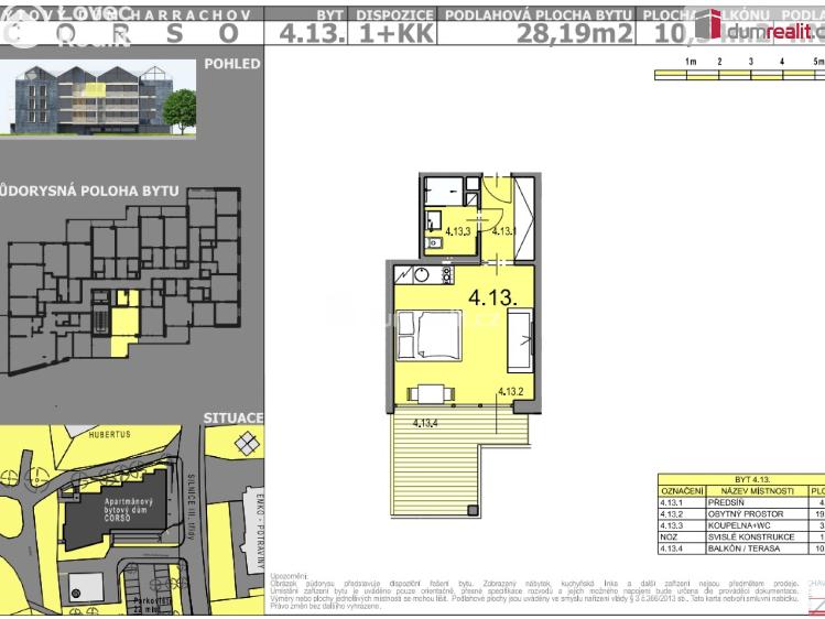 Prodej bytu 1+KK Harrachov č. 2