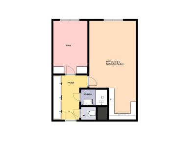 Rent apartment 2+KK Praha, Šimůnkova č. 2