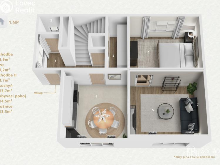 Prodej rodinného domu Dolní Rychnov, Revoluční č. 21