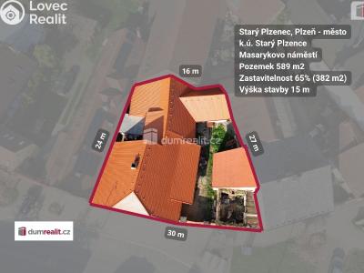 Prodej ubytovacího zařízení Starý Plzenec, Masarykovo náměstí č. 5