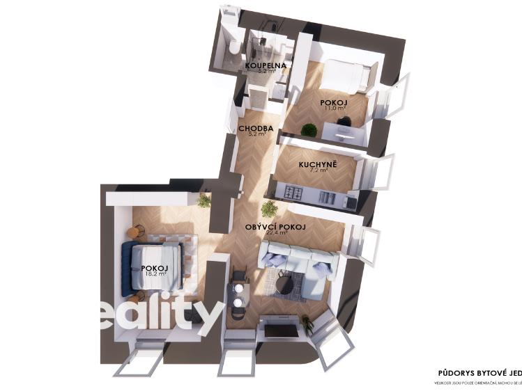 Sale apartment building Úsobí č. 19