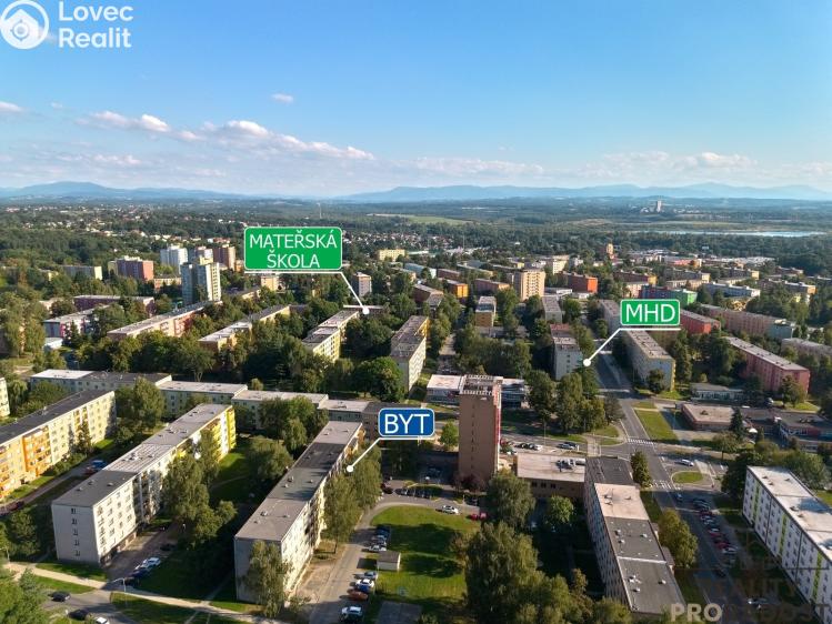 Pronájem bytu 3+KK Karviná, Čajkovského č. 14