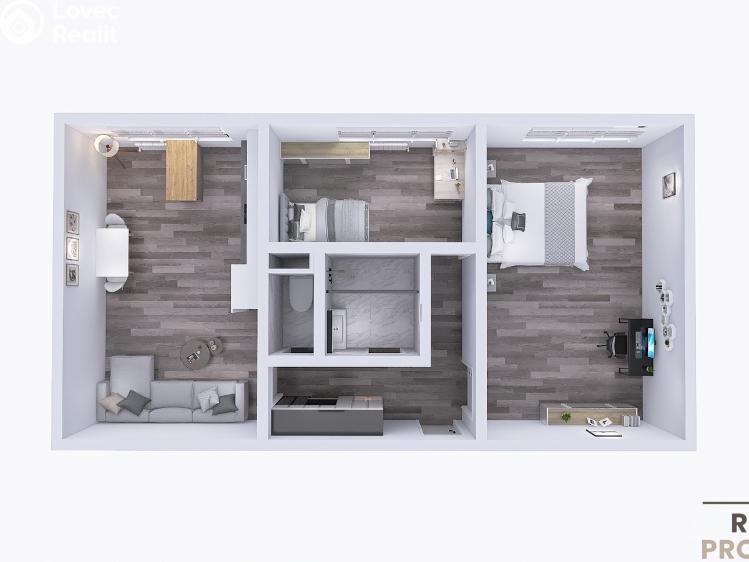 Pronájem bytu 3+KK Karviná, Čajkovského č. 17