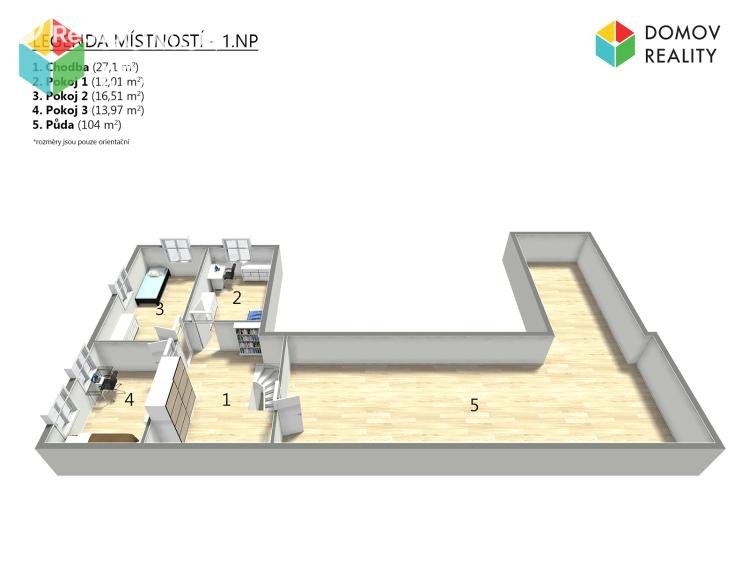 Prodej rodinného domu Kunice, Lomnická 25 č. 29