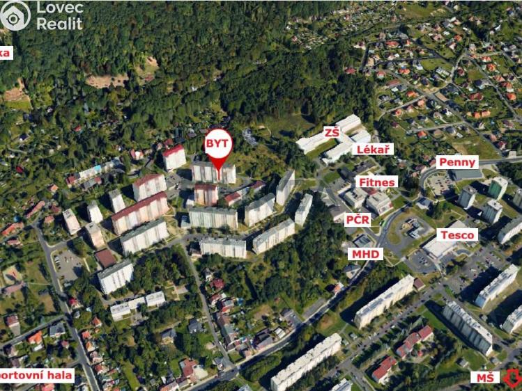 Prodej bytu 2+KK Krupka, Dukelských hrdinů č. 3