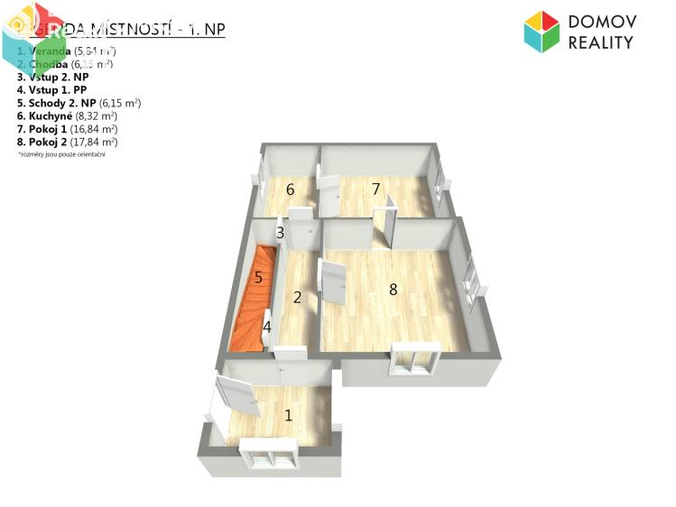 Prodej rodinného domu Jivina č. 30