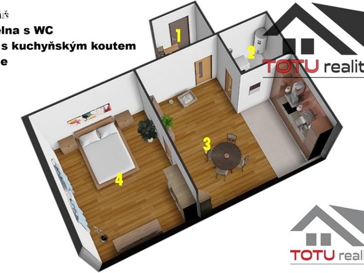 Prodej bytu 2+KK Jaroměř, Národní č. 13