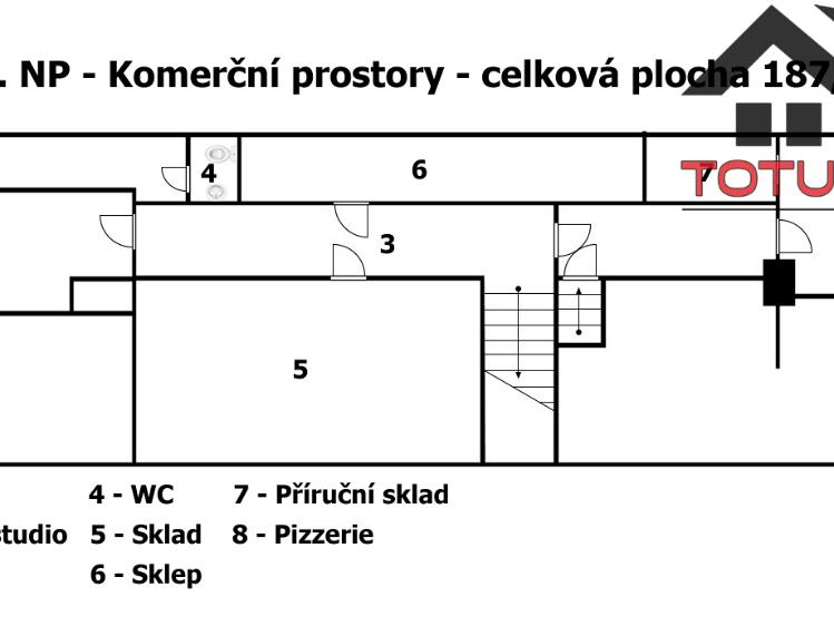 Prodej rodinného domu Broumov, Mírové náměstí č. 28