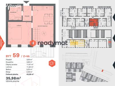 Prodej bytu 2+KK Břeclav č. 3