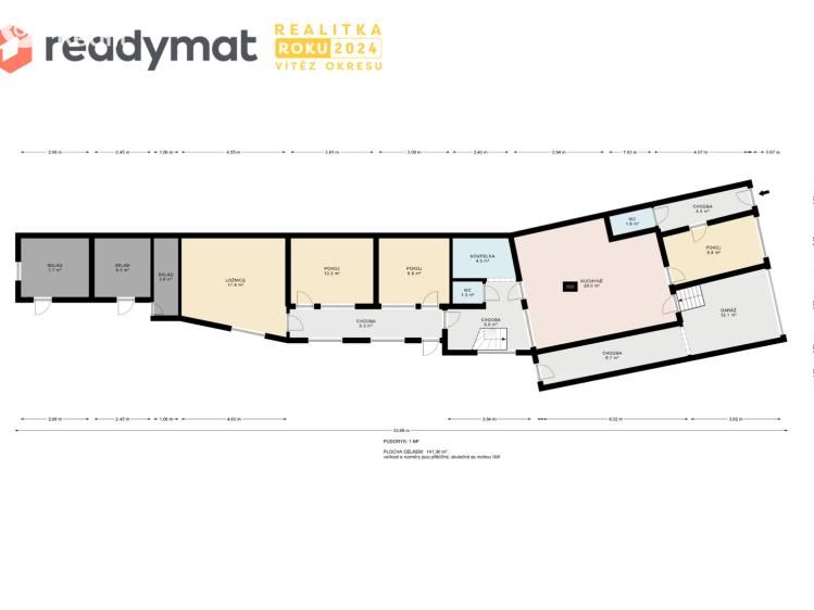 Prodej rodinného domu Rohatec, Hodonínská 643/76 č. 13