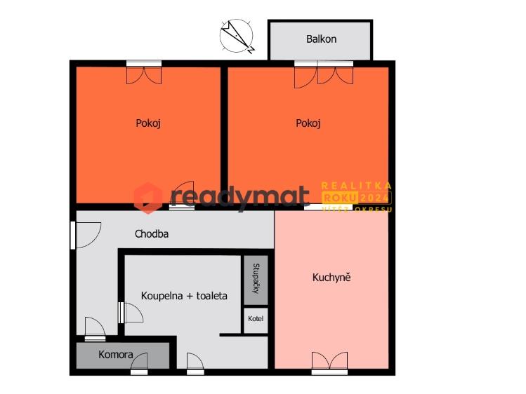 Prodej bytu 2+1 Hodonín, Smetanova 2768/3 č. 10
