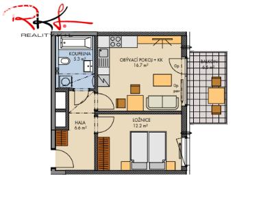 Аренда квартиры 2+KK Praha, Čakovická č. 2