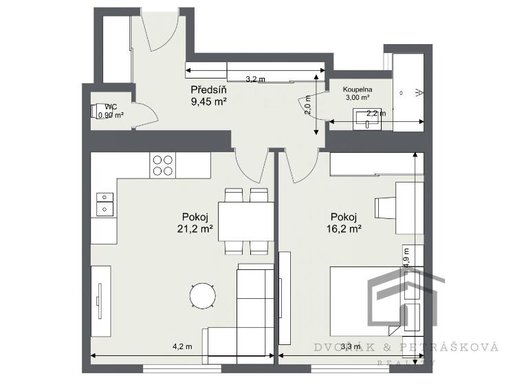 Prodej bytu 1+1 Praha, Družstevní 1378/7 č. 23