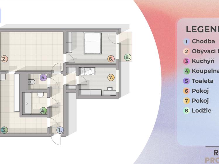 Prodej bytu 3+KK Olomouc, Skupova č. 8