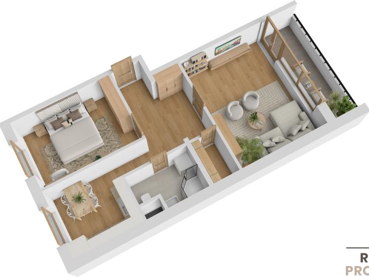 Оренда квартири 2+1 Frýdek-Místek, Lískovecká 221 č. 30