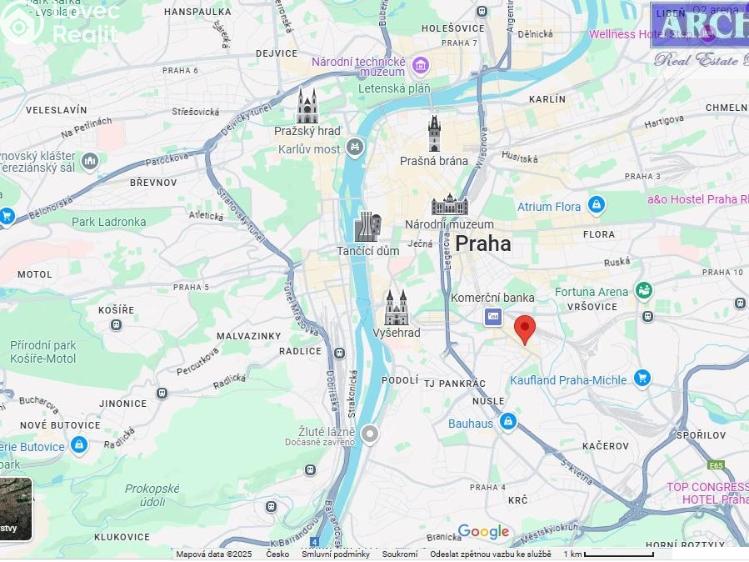 Продаж квартири 3+KK Praha, Mečislavova č. 16