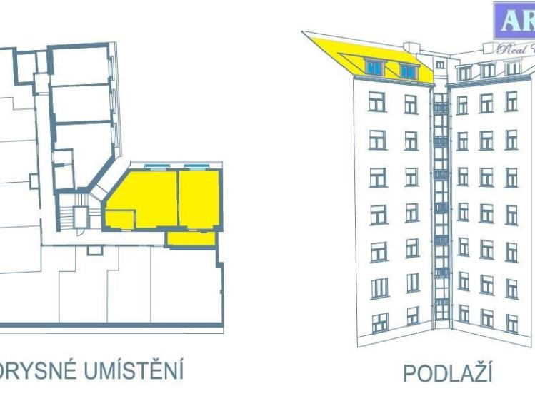 Prodej bytu 2+KK Praha, Hartigova 8/67 č. 3