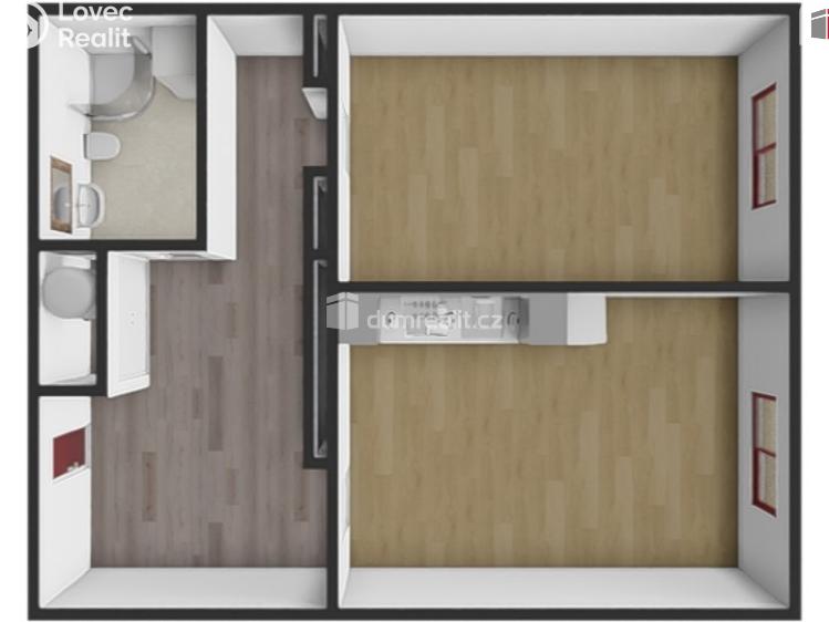 Оренда квартири 2+KK Praha 2, Oldřichova č. 10