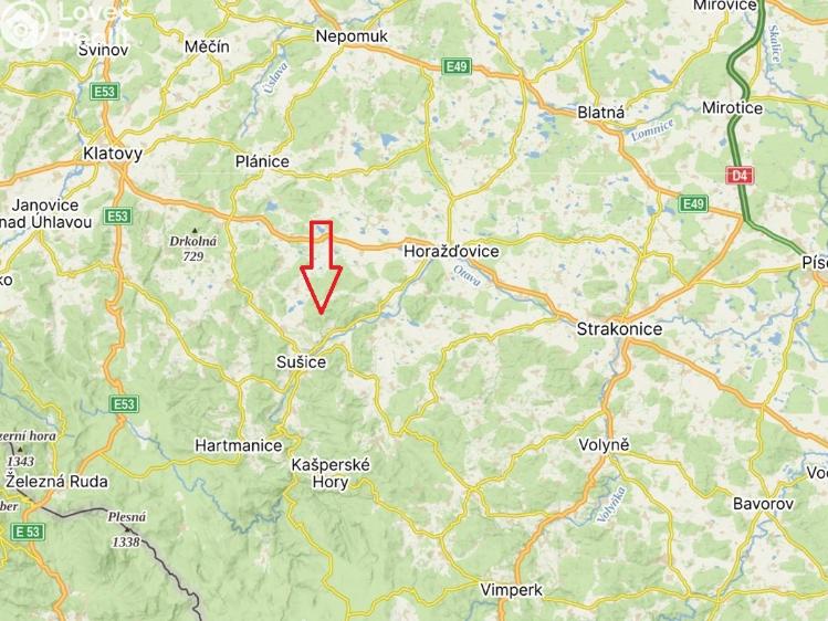 Prodej pole Budětice č. 3