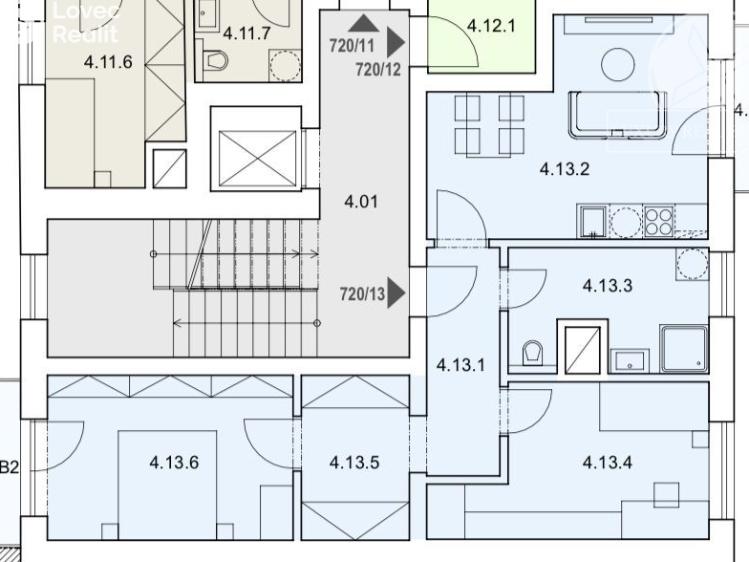 Prodej bytu 3+KK Praha, Kolmá č. 3