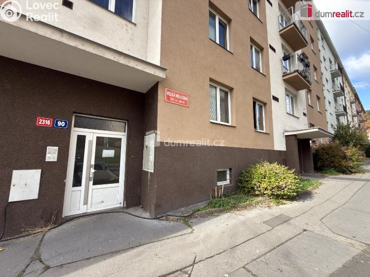Pronájem bytu 1+KK Ústí nad Labem, Velká Hradební č. 21