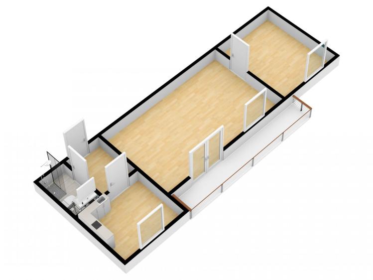 Pronájem bytu 2+KK Praha, V javorech č. 11