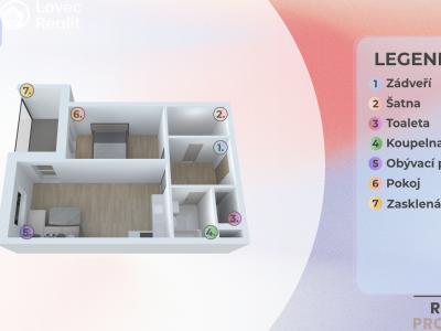 Prodej bytu 2+KK Olomouc, Peškova č. 5