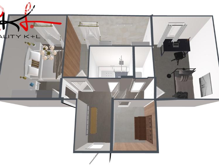 Prodej bytu 2+1 Roudnice nad Labem, Alej 17. listopadu č. 3