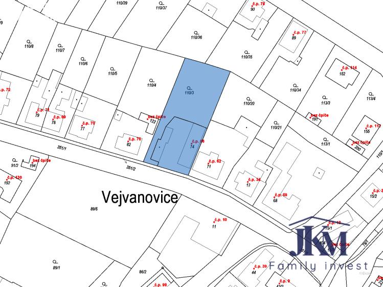 Prodej rodinného domu Vejvanovice č. 13