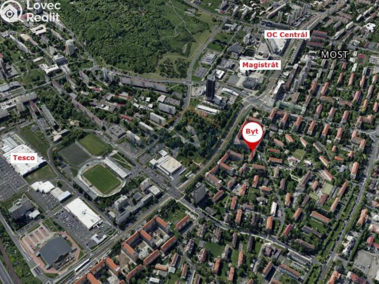 Prodej bytu 2+1 Most, Konstantina Biebla č. 9