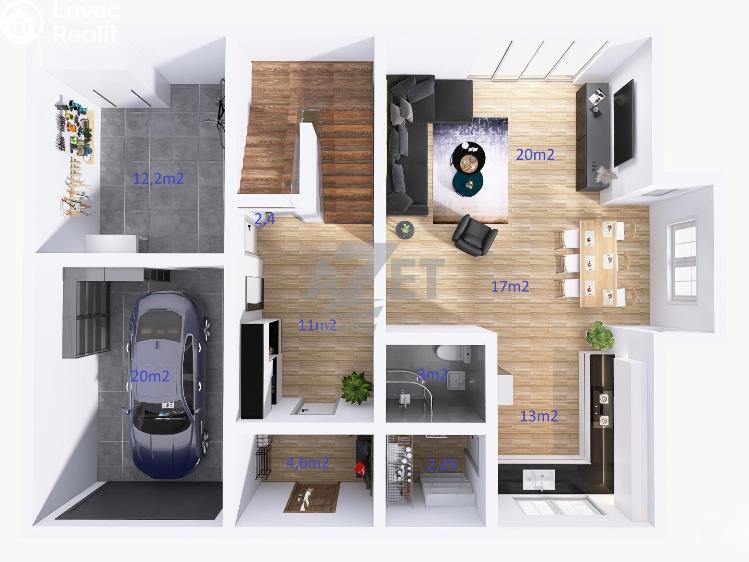 Prodej rodinného domu Šenov, Petřvaldská č. 29