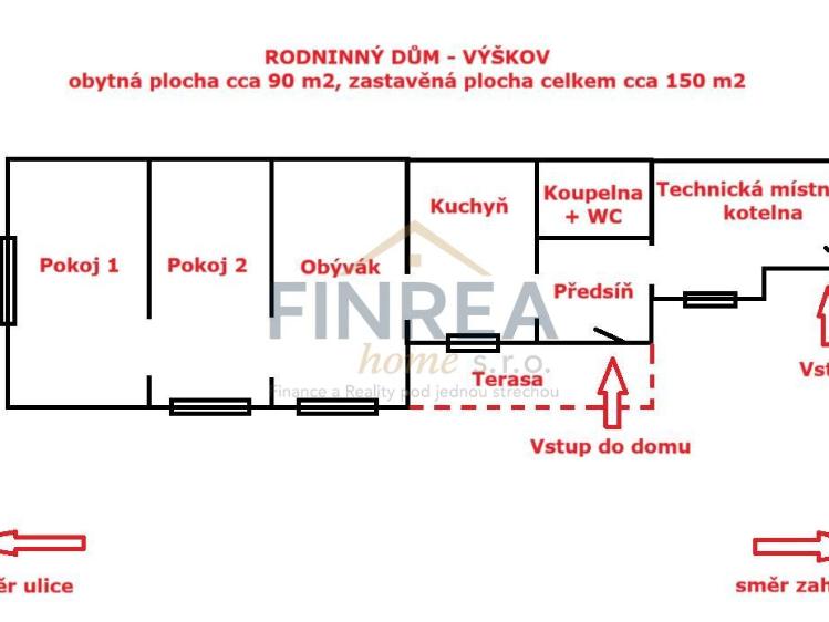 Prodej rodinného domu Výškov č. 6