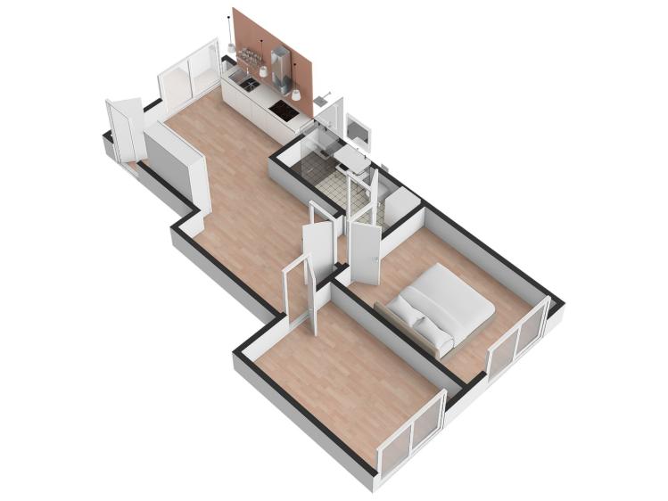 Pronájem bytu 3+KK Praha, Nad motolskou nemocnicí č. 14