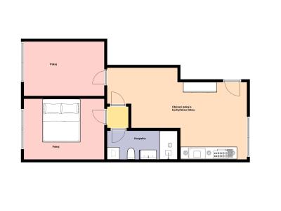 Rent apartment 3+KK Praha, Nad motolskou nemocnicí č. 4