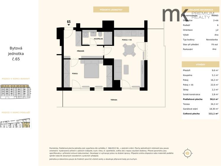Prodej bytu 2+KK Praha, Maroldova č. 6