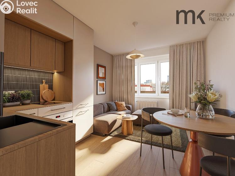 Prodej bytu 2+KK Praha, Hanusova č. 7