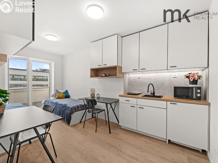 Pronájem bytu 1+KK Praha, Na bitevní pláni 1185/40 č. 1