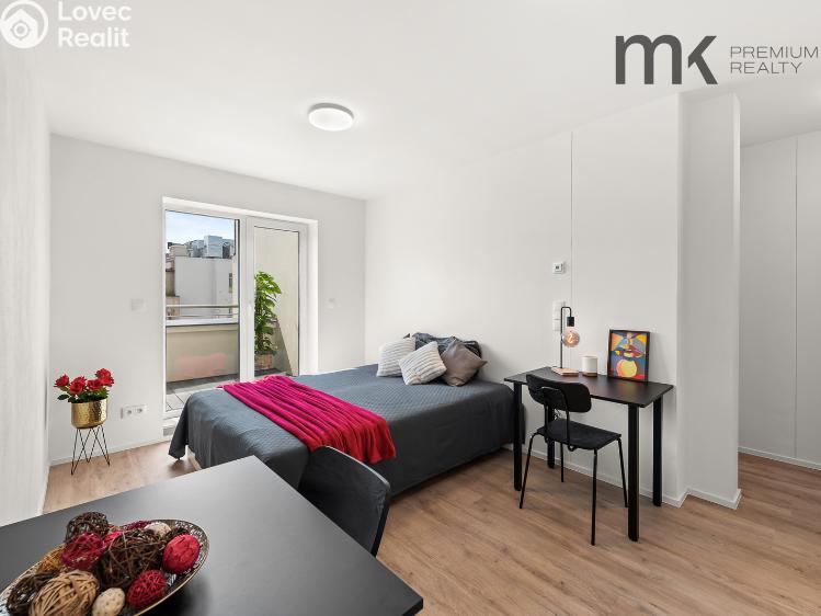 Pronájem bytu 1+KK Praha, Na bitevní pláni 1185/40 č. 3