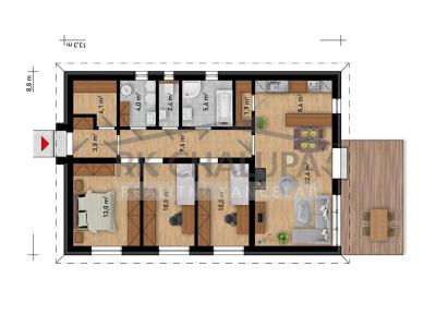 Prodej rodinného domu Hluboká nad Vltavou, Třešňovka č. 4