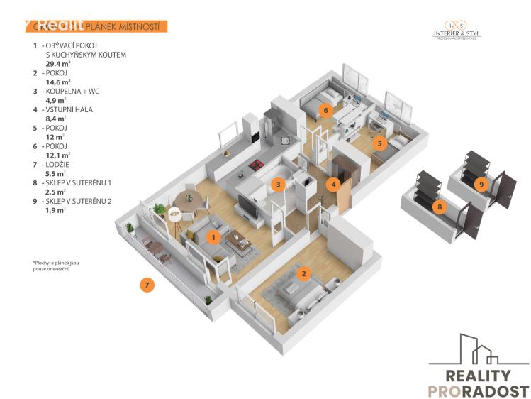 Prodej bytu 4+KK Praha, Vejvanovského č. 29