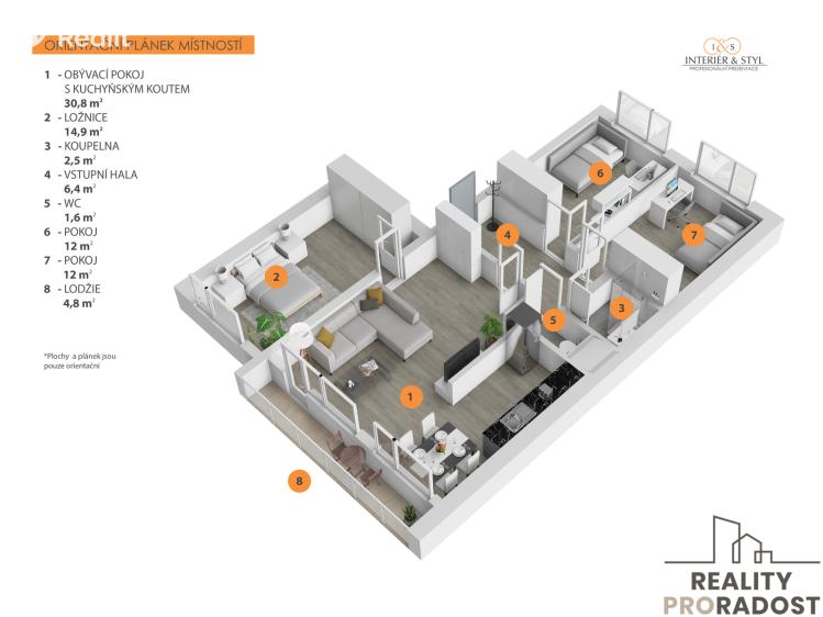 Prodej bytu 4+KK Praha, Stříbrského č. 26