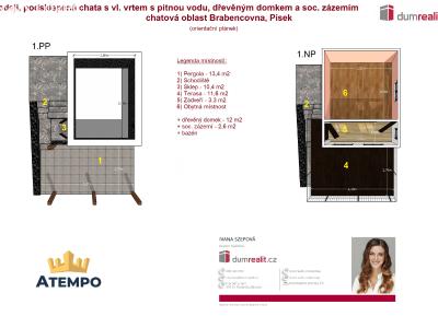 Sale hut Písek, Brabencovna č. 3