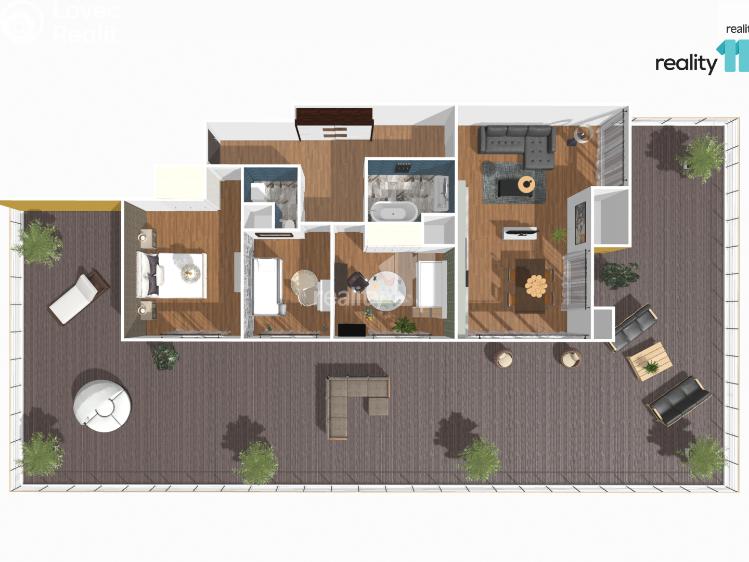 Продажа квартиры 4+KK Liberec, Švermova č. 3