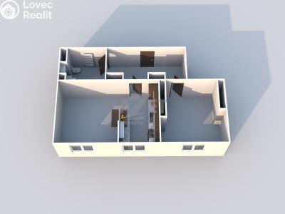 Prodej bytu 2+KK Ostrava, nábřeží Svazu protifašistických bojovníků č. 6